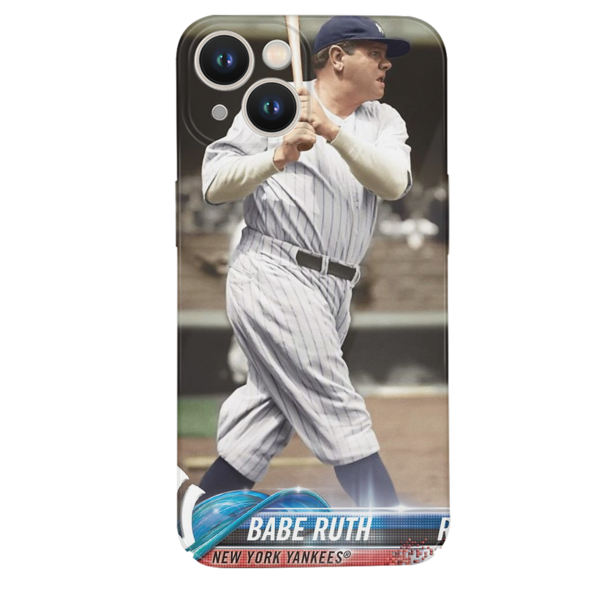 Babe Ruth 16 IPhone 14 Series Full-Cover Hard Case – Shockproof With Raised Camera Protection – Precise Cutouts, Wireless Charging Compatible – Durable, Anti-Yellowing, Easy To Clean